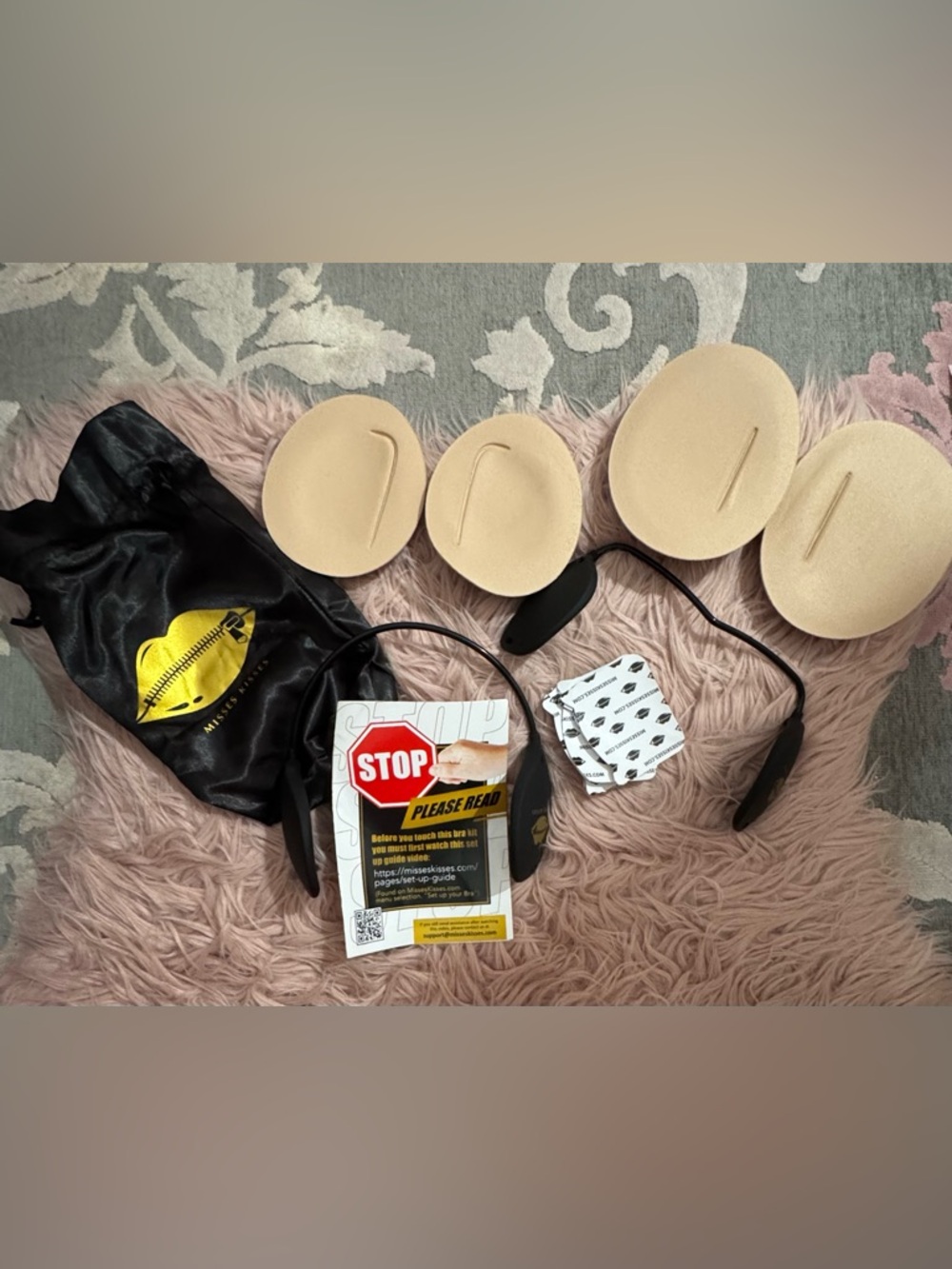 Misses Kisses Frontless Bra Moderate & Shallow bundle kit NWT